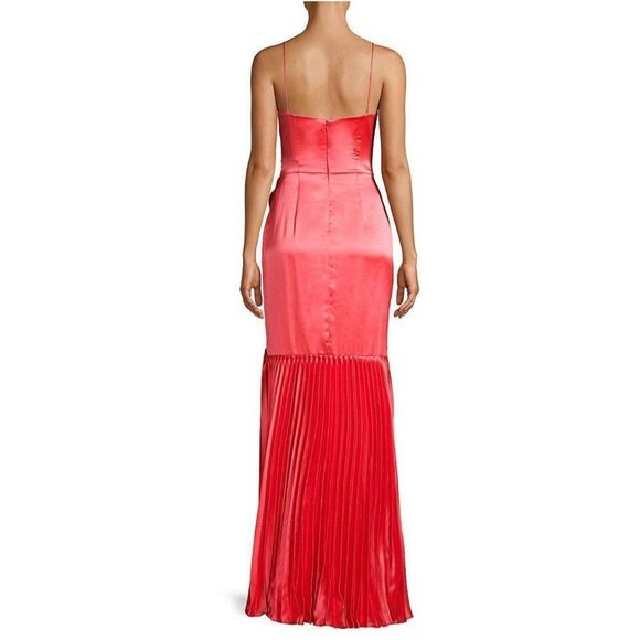 Pleated Ruffle High-Low Gown 💃 - Picture 2 of 7